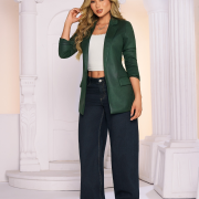 Blazer M741 Tela Gamuza Print Color verde Esmeralda